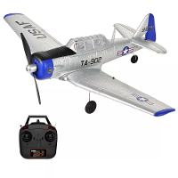 TOP RC HOBBY AT 6 2,4GHz 4CH 450mm Spannwijdte EPP 6 Assige Gyro One Key U Draai Aerobatische RC Vliegtuig RTF voor Begi