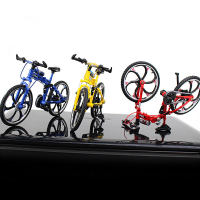 1:10 Mini Bike Model Te openen Folding Mountain Bicycle Bend Racing Alloy Model Toys