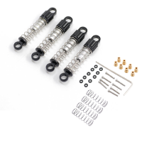 1/24 Simulatie metalen schokdemper voor axiale scx24 90081 aluminium gedraaide tand RC auto onderdelen