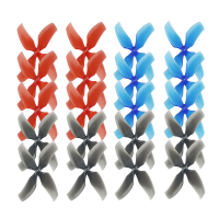 10 Paar LDARC 1545 4 blade 40mm 1.0Mm Naaf 4 Propeller onderdelen peddel voor TINY 7X TINY 7 TINY R7 InductrixFPV Induct