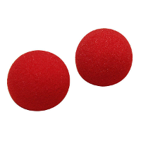 2PCS Close up Magische Straattruc Zachte Sponsbal Rekwisieten Clown Neus
