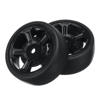 2PCS RC Autopartijen Wielen Banden Voorkant Achter Universeel M22011 voor Eachine EC35 1/14 Voertuigmodellen Reserveonde