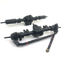 2PCS Voor Achter Rechte Brug As voor 1/10 RC Rotskruiper Axial SCX10 90046 AR44