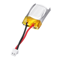 3.7 V 50 mAh 1S Mini LiPo Batterij Molex 2 P 1.25Mm Connector 10mm 1.55G Voor Tygzs M1 KFPLAN KF606 Vapor RC Vliegtuig