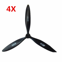 4 Stks Dynam 13 * 7 1370 3 Blades Propeller Voor Tempest Hurricane BF 109 F4U C0rsair FW 190 Vliegtuig
