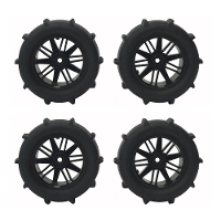 4 Stuks 1/14 1/16 RC autowielen voor Wltoys 144001 124018 124019 104001 HBX 16889 SG1601 SG1602 XLF 16 voertuig RC Crawl