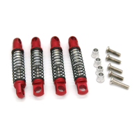 4 Stuks Upgrade Metalen Hydraulische Schokdemper voor XIAOMI Jimmy XMYKC01CM 1/16 RC Auto Voertuigen Model Onderdelen