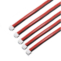 5PCS 2S 3Pin 2.54XH 30cm Lipo Batterij Lader Siliconen Draad Balans Verlengkabel