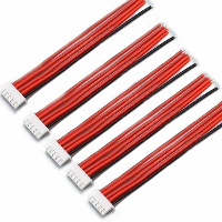 5PCS 4S 5Pin 2.54XH 30cm Lipo Accu Oplader Siliconen Draadgeleider Verlengkabel