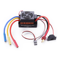 60A Brushless Waterdichte ESC Elektrische Snelheidsregelaar voor 1/10 RC Auto Onderdelen