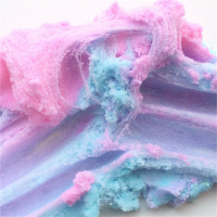 60Ml slijm kristal sneeuwvlok katoen modderlak diy Colorful plasticine decompressie speelgoed