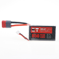 BT BEAT 7.4V 850mAh 35C 2S Lipo batterij T Plug voor RC Car
