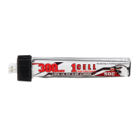 CODDAR 3.8V 300mAh 50C 1S PH2.0 Plug HV Lipo batterij voor FPV RC Racing Drone