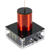 Double E Type SSTC Tesla Coil Bluetooth Muziek Tastbaar Kunstmatige Bliksem Magnetische Storm Coil DIY Wetenschap Speelg