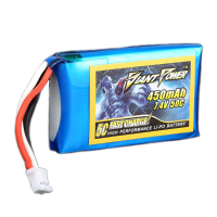 Giant Power 7.4V 450mAh 50C 2S Lipo batterij voor E flite Blade 130X