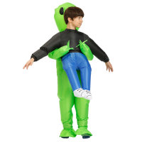 Halloween Ghosts Green Costume Carnival Party Fancy ET Aliens Opblaasbaar speelgoed voor kinderen