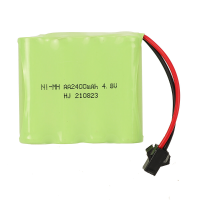 HJ 4.8V 2400mAh AA NIMH batterij JST/SM stekker voor RC auto