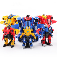 JIA QI Machine Transformeert British League Alloy Ejection Deformation Fitted Robot Model Indoor Toys