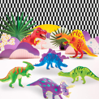 Robotime Clay Dinosaur Series 3D Puzzel Modellering Klei Handleiding voor kinderen DIY Rubber Kleur Modder Speelgoed