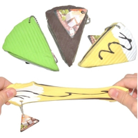 Squishy Cheese Cake Chocolate groene thee stretchy stress speelgoed met originele verpakking geschenkketting