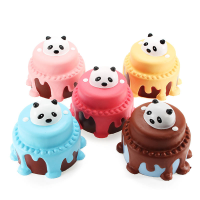 Squishy Panda Cake 12cm Slow Rising Met Packaging Collection Cadeau Decor Soft Soft Toy