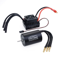 Surpass Hobby 3650 Waterdichte 4 polige motor van ￠3.175Mm zonder sensor voor op afstand bestuurbare auto + 60A ESC voor