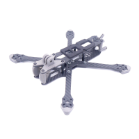 TEOSAW Dipper 5 230mm Wielbasis 5mm Armdikte X Type 5 Inch Freestyle Frame Kit Ondersteuning VISTA/DJI Luchteenheid voor