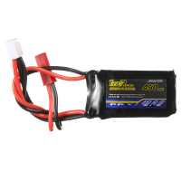 Tiger Power 7.4V 450mAh 60C 2S Lipo Batterij JST Plug