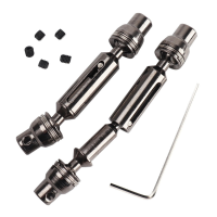 Transmissie Aandrijfas Voor WPL B1 B16 B24 B36 C1 C24 C34 JJRC Q60 Q61 Q65 MN 90 RC Auto onderdelen Zilver