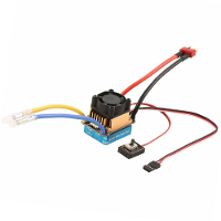 Waterdichte Geborstelde ESC 60A 3S met Ventilator 5V 3A BEC T Plug voor 1/10 RC Auto Voertuig Model Onderdelen