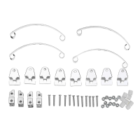WPL 1/16 Metalen Oorbel En Schokdemper Board Voor B1 B16 B24 B36 C14 C24 RC Auto onderdelen