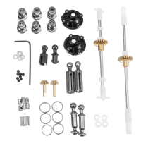 WPL 6WD Metal Gear Bridge en aandrijfas voor B16 1/16 RC Car