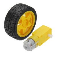 XIAO R DC Enkele Aixs 1:48 Gearmotor RC modellen Gearmotor met 65MM wiel