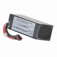 Xinlefang XLF F22 RC autobatterij T Plug 7.4V 5000MAH