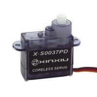 XINXIU X S0037PD 0.5Kg.Cm ~ 0.65Kg.Cm Koppel 4.8 ~ 6V Plastic Gear Coreless 3.7G Digital Servo voor RC Aireplane