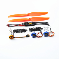 XXD 2217 KV1100 Borstelloze motor + 1060 Propeller * 2 + 9g Servo * 2 + 40A ESC RC Power System Combo voor RC Drone vlie