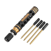 Yunzhong 4 in 1 1.5/2.0/2.5/3.0Mm Hex Schroevendraaier Set Reparatie Tool Voor RC Modellen
