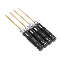 YZ 004 4st 1.5 / 2.0 / 2.5 / 3.0Mm Zeshoekig Titaniumlegering Schroevendraaier Gereedschap Set Voor RC Model
