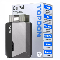 TOPDON CarPal OBD2 scanner codelezer voor alle systemen Autodiagnostische tool met 6 resetfuncties Bluetooth 5.0 AutoVIN