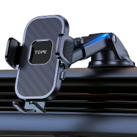 TOPK D40 Autotelefoonhouder Gravity Stand voor iP Xiaomi Galaxy Autotelefoonsteun voor Dashboard Voorruit Luchtventilati