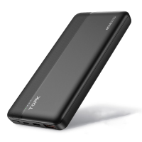 TOPK I1015P 10000mAh Powerbank Externe batterijvoeding Met 18W USB C PD QC4.0+ & 18W QC3.0 USB A Ondersteuning PPS AFC F