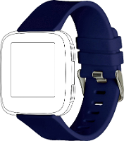 Topp fÃ¼r Fitbit Versa Reserve armband Blauw