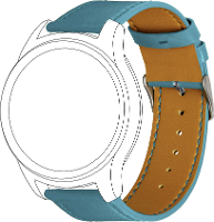 Topp fÃ¼r Garmin vivomove/vivoactive 3 Reserve armband Turquoise