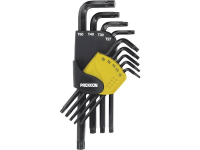 Proxxon Industrial Binnen zesrond (TX) Haakse schroevendraaierset T 8, T 10, T 15, T 20, T 25, T 27, T 30, T 40, T 50 9 delig