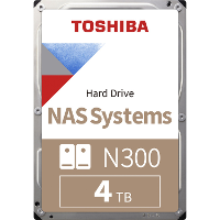 Toshiba N300, 4 TB HDWG440UZSVA, SATA/600, 24/7