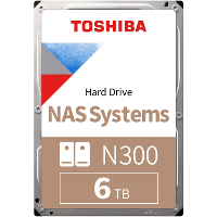 Toshiba Tosh 6TB N300 Bulk 7200/SA3
