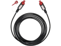 Toslink Digitale audio Aansluitkabel [1x Toslink stekker (ODT)   1x Toslink stekker (ODT), Optische stekker 3.5 Mm] 6 m Rood Oehlbach Red Opto Star
