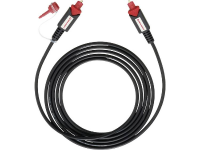 Toslink Digitale audio Aansluitkabel [1x Toslink stekker (ODT)   1x Toslink stekker (ODT), Optische stekker 3.5 Mm] 8 m Rood Oehlbach Red Opto Star