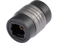 Hicon Toslink Digitale audio Adapter [1x Toslink bus (ODT)   1x Toslink bus (ODT)] 0 m Zwart