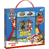 Paw Patrol sticker box   cadeaupakket   1000 stickers   incl tekenboekje